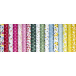 Craft Consortium Bright Blooms Craft Papers 15x15cm