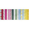 Craft Consortium Bright Blooms Craft Papers 15x15cm