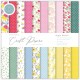 Craft Consortium Bright Blooms Craft Papers 15x15cm