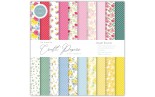 Craft Consortium Bright Blooms Craft Papers 15x15cm