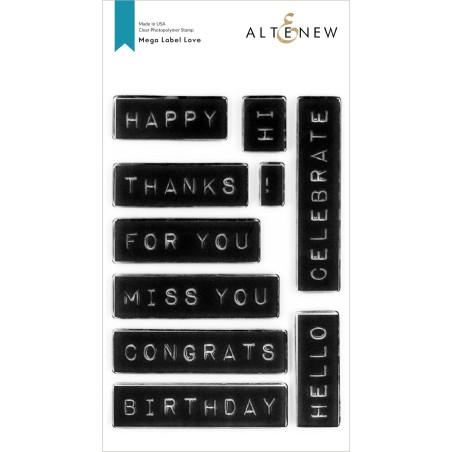 Altenew Mega Label Love Stamp Set