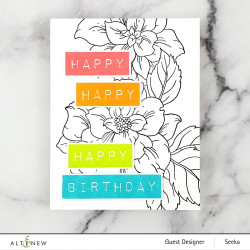 Altenew Mega Label Love Stamp Set