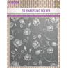 Nellie's Choice 3D Embossing Folder Roses 15x15cm