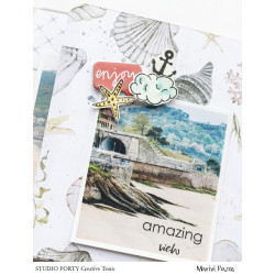 Studio Forty Bom Dia Chipboard Stickers Set
