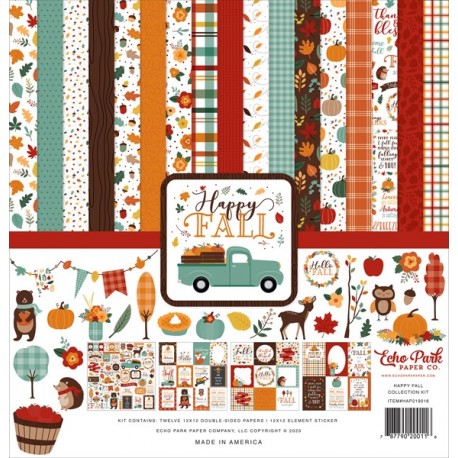 Echo Park Happy Fall Collection Kit 30x30cm