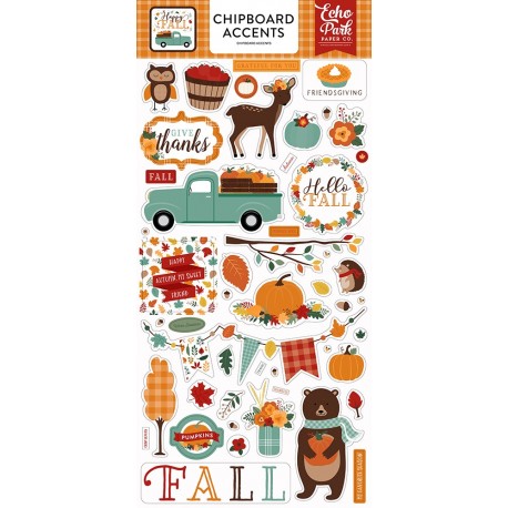 Echo Park Happy Fall Chipboard Accents