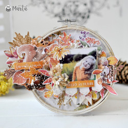 Piatek Paper Die Cut Garland THE FOUR SEASONS AUTUMN 15pz