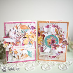 Piatek Paper Die Cut Garland THE FOUR SEASONS AUTUMN 15pz