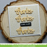 LAWN FAWN Thanks Thanks Thanks Clear Stamp