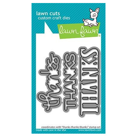 LAWN FAWN Thanks Thanks Thanks Cuts