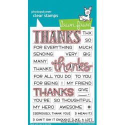 LAWN FAWN Thanks Thanks Thanks Cuts