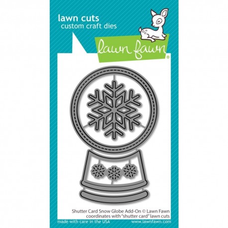 LAWN FAWN Shutter Card Snow Globe Add-On Cuts