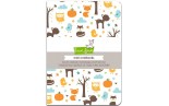 Lawn Fawn Mini Notebook Into The Woods Remix