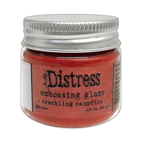 Ranger Distress Embossing Glaze Crackling Campfire