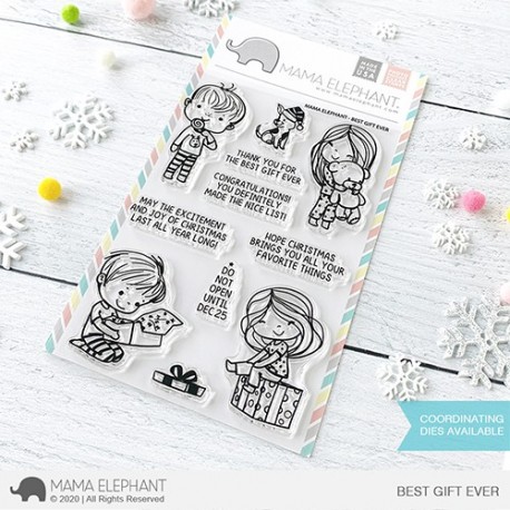 Mama Elephant BEST GIFT EVER Clear Stamp