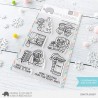 Mama Elephant SANTA BABY Clear Stamp