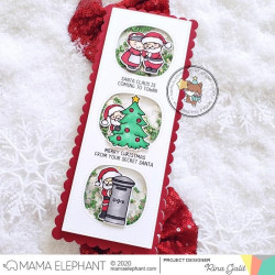 Mama Elephant SANTA BABY CREATIVE CUTS