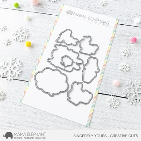 Mama Elephant SINCERELY YOURS CREATIVE CUTS