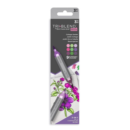Spectrum Noir TriBlend Brush - Cottage Garden 3pz