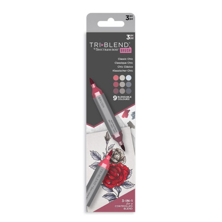 Spectrum Noir TriBlend Brush - Classic Chic 3pz