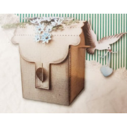 Nellies Choice Wrapping Die Gift Box Flower Box