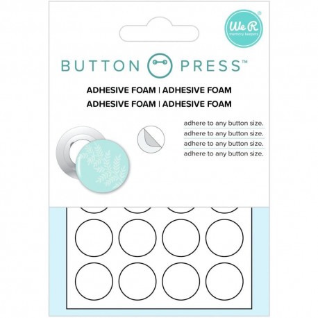 Button Press Adhesive Foam 60pz We R Memory Keepers