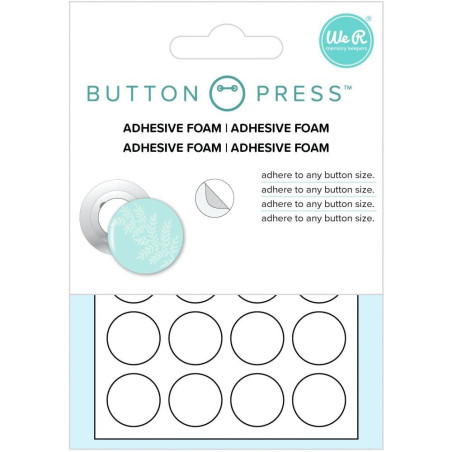 Button Press Adhesive Foam 60pz We R Memory Keepers