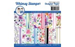Whimsy Stamps Fabulous Florals Paper Pack 15x15cm