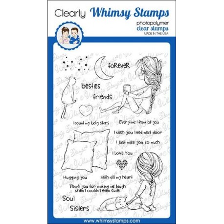 Whimsy Stamps Soul Sisters Clear Stamps