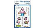 Whimsy Stamps Flamingo Fun Clear Stamps