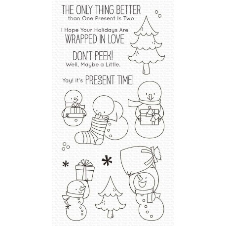 My Favorite Things Present Time Clear Stamps