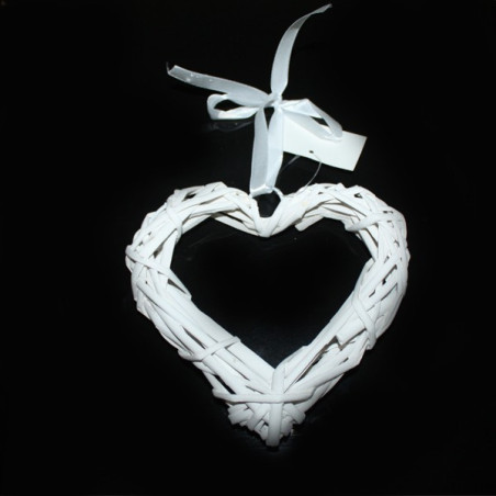 Cuore di viticcio bianco 15 cm