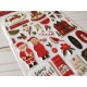 Carta Bella Hello Christmas Puffy Stickers