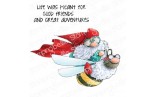 Stamping Bella Cling Stamp Flying Gnome