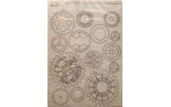 ABstudio Mixed Media Thick Cardboard Gears A4