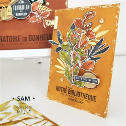 Florileges Timbro montato FEUILLAGE COURBÉ