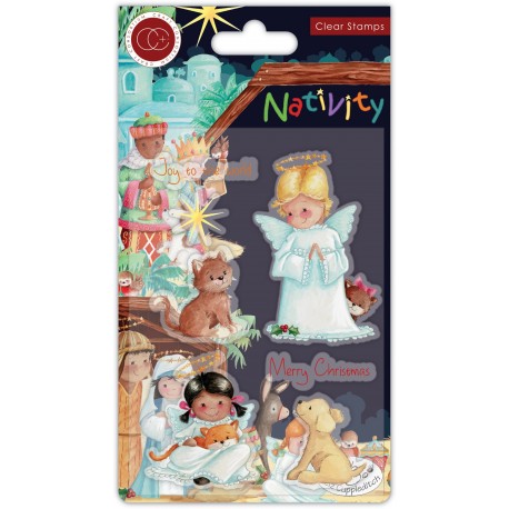 Craft Consortium Nativity Clear Stamps Angels