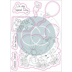 Craft Consortium The Gift of Giving Clear Stamps Special Day