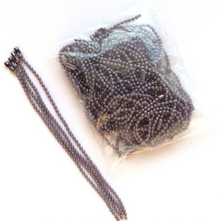5 Catenelle MALVA con connettori 10cm