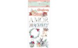 Stamperia Amor Merry Christmas Chipboard