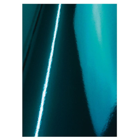5 fogli A4 Tonic Studios Mirror Card Gloss Turkish Turquoise