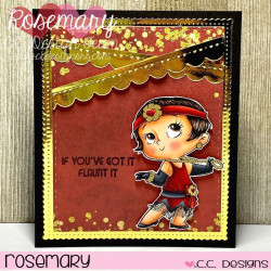 C.C. Designs 20's Gals Clear Stamp