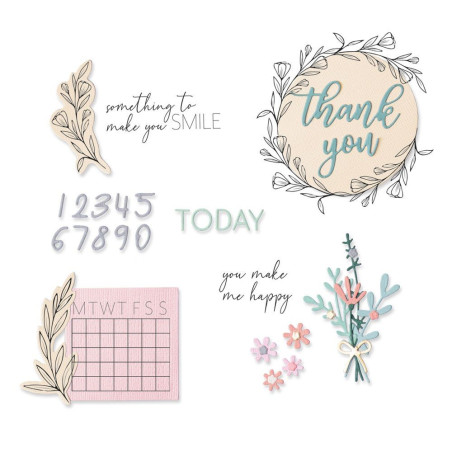 Framelits Die Set 14pz with Stamps - Time Out 664490