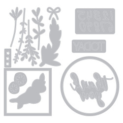 Framelits Die Set 14pz with Stamps - Time Out 664490