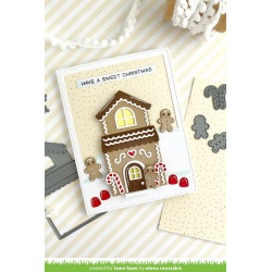 LAWN FAWN Build-A-House Gingerbread Add-On Cuts