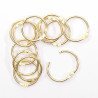 12 Anelli per Album 3,2 cm ORO