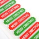 Simply Creative Christmas Sentiment Topper Red & Green