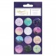 Noteworthy Constellations Dome Stickers 12pz