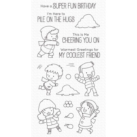 My Favorite Things Pile on the Hugs Clear Stamps