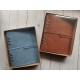 Ringbound Planner Cognac Brown Leather - for paper A5 148x210mm